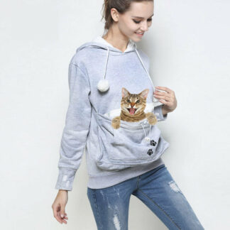 NOUVEAUTÉ - Sweat-shirt avec poche pour chat